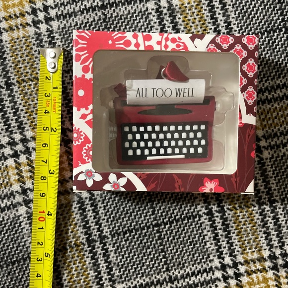 Taylor Swift Red Era All Too Well Typewriter Ornament NWT - Picture 9 of 10